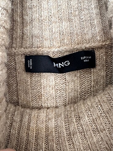 Mango Mango Camel Triko Elbise
