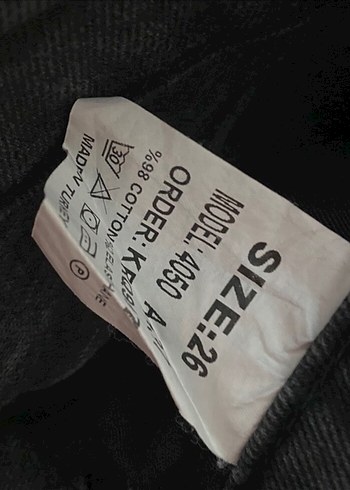 Gri Normal Kesim Kadın Denim Pantolon - Görsel 3