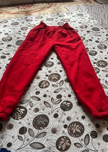 Kırmızı Kadın Eşofman Altı - Görsel 3