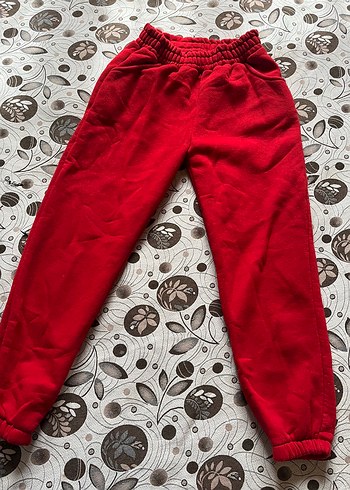 Kırmızı Kadın Eşofman Altı - Görsel 2