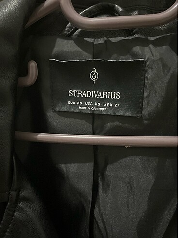 Stradivarius Stradivarius XS Beden Deri Ceket