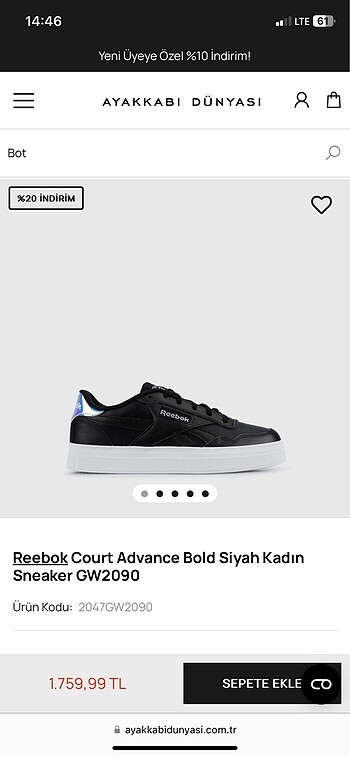 kadın siyah sneakers