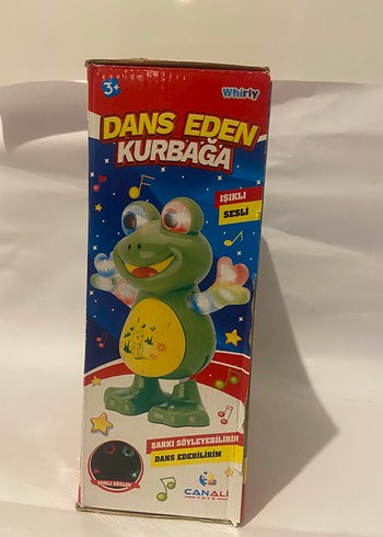 Beden Işıklı ve Sesli Dans Eden Kurbağa Oyuncak