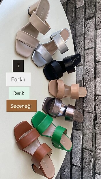 Diğer Kadın topuklu terlik