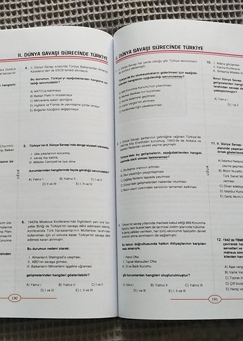 TYT-AYT Tarih Çalışma Fasikülü 2 - Uğur Kurs - Görsel 4