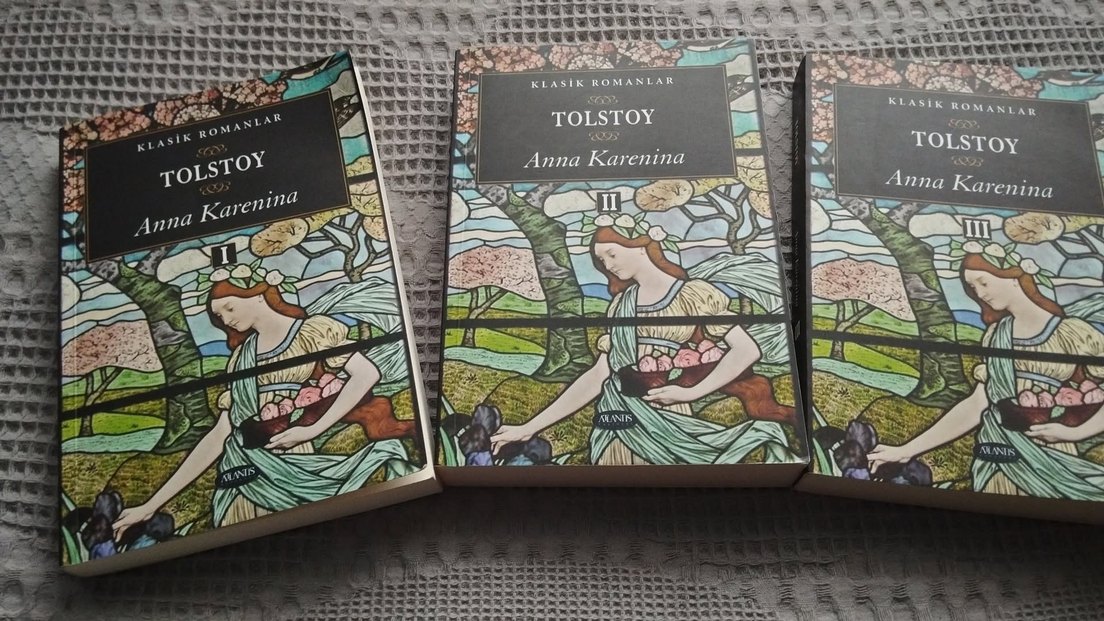 Tolstoy - Anna Karenina 3 Cilt Klasik Roman - Görsel 5