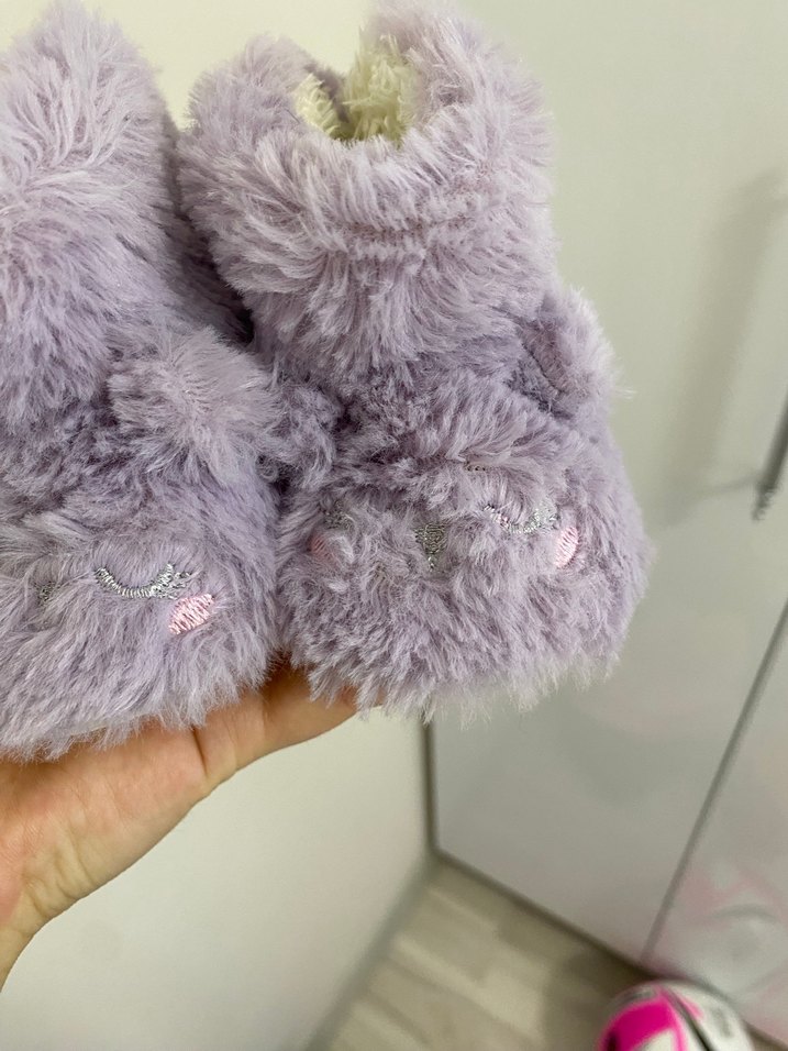 Bebek Mor Peluş panduk - Görsel 2