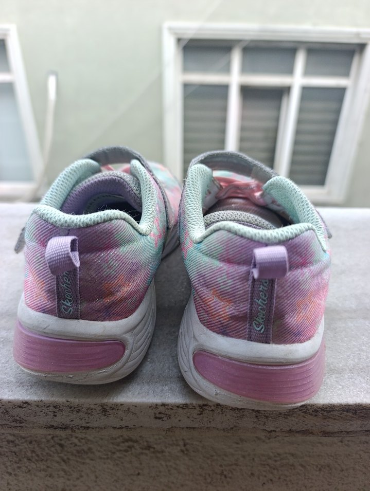 Kız Çocuk Çok Renkli cırtlı Spor Ayakkabı - Görsel 3