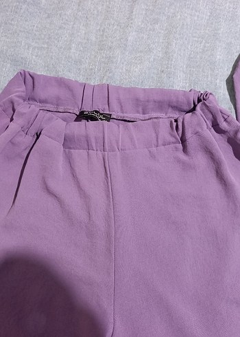 Mor Düğmeli  Kadın takım - Görsel 2