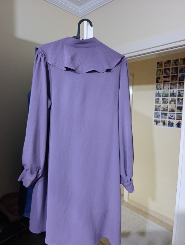 Mor Düğmeli  Kadın takım - Görsel 5