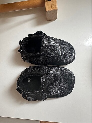 Siyah deri patik - Görsel 2