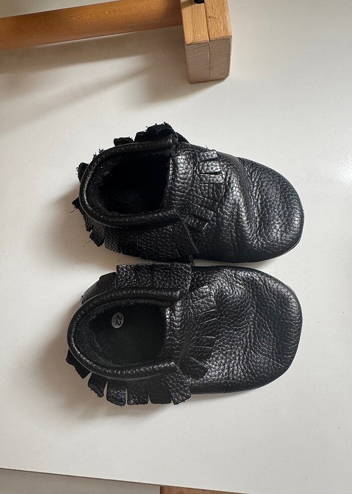 Siyah deri patik - Görsel 2