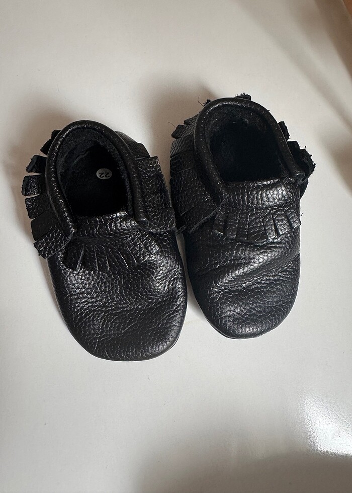 Siyah deri patik - Görsel 3