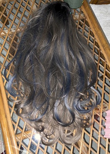 Bej Gri Kürklü Bohem Kadın Saç Aksesuarı - Görsel 2