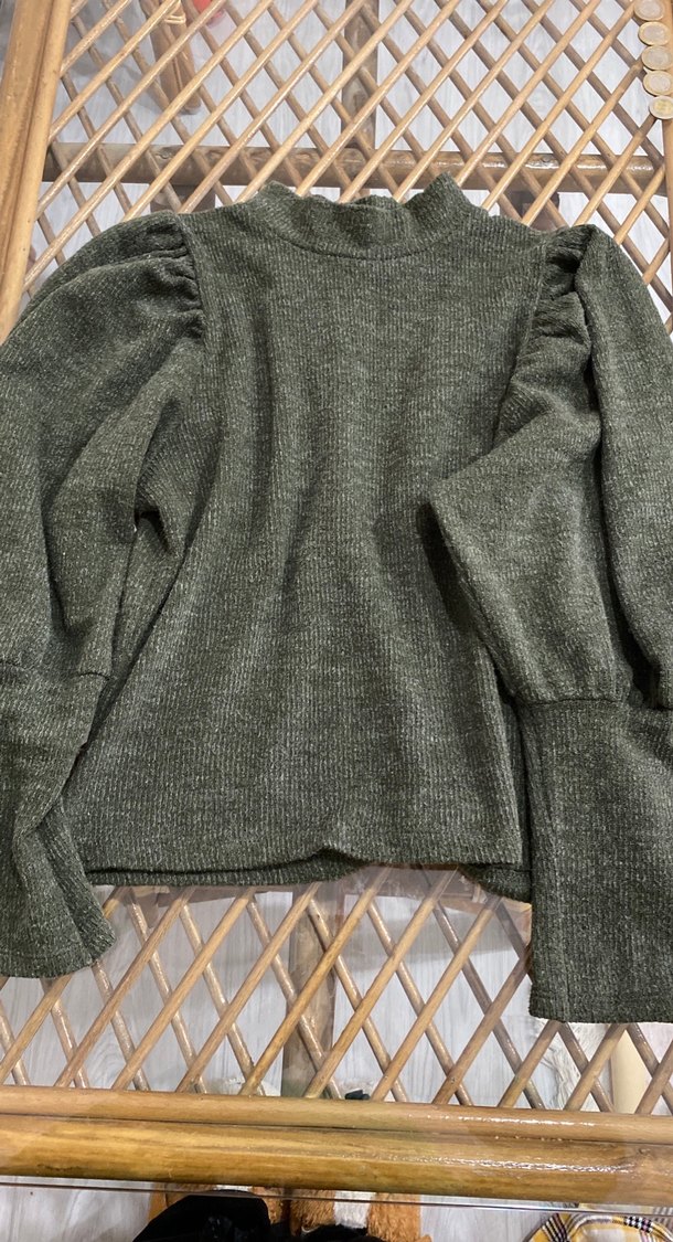 HakiYüksek Yakalı Kadın Örgü Kazak - Görsel 2