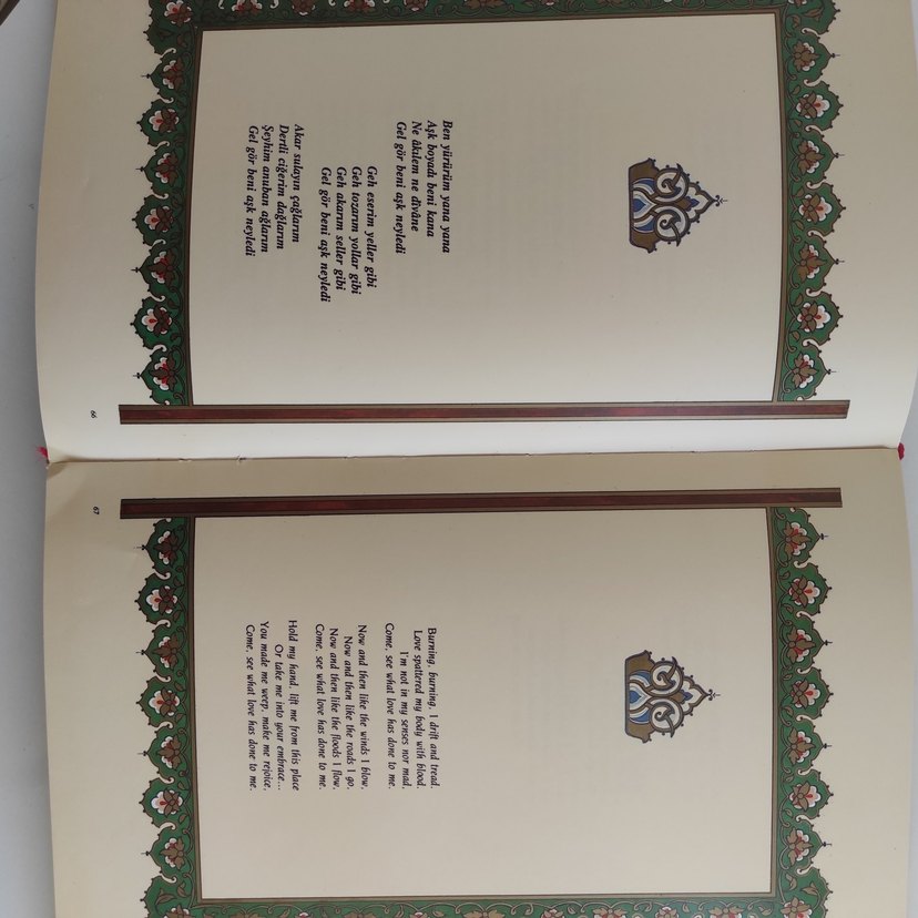 YUNUS EMRE SELECTED POEMS TÜRKÇE İNGİLİZCE ŞİİR KİTABI - Görsel 3
