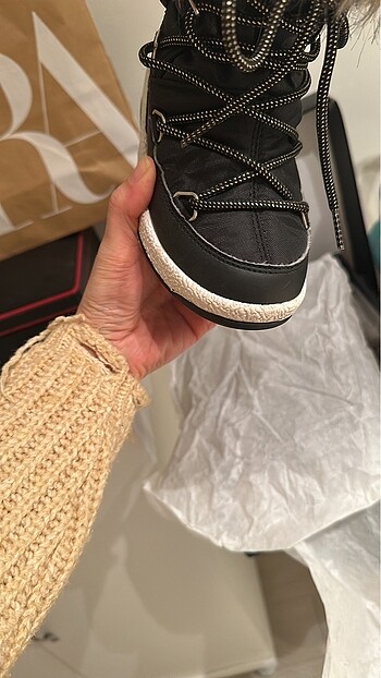 28 Beden siyah Renk Moon boot