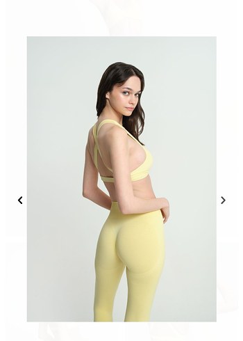 Oysho DOSSHA İt Girl Butter Yellow Tayt