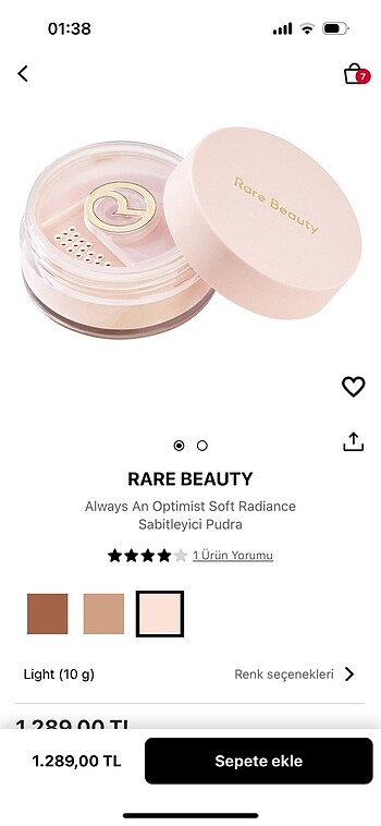 Rare Beauty Pudra