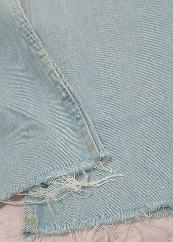 Buz mavisi ispanyol Kadın Denim Pantolon - Görsel 3