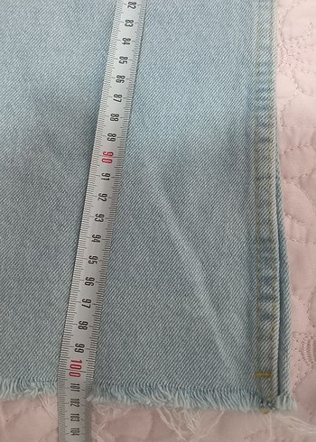 Buz mavisi ispanyol Kadın Denim Pantolon - Görsel 6