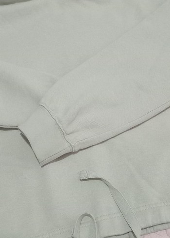 Su yeşili H&M Kadın Salaş Sweatshirt - Görsel 8