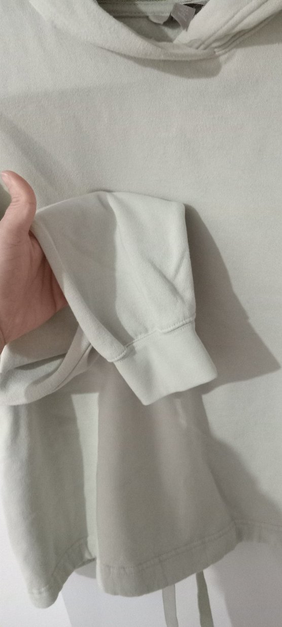 Su yeşili H&M Kadın Salaş Sweatshirt - Görsel 5