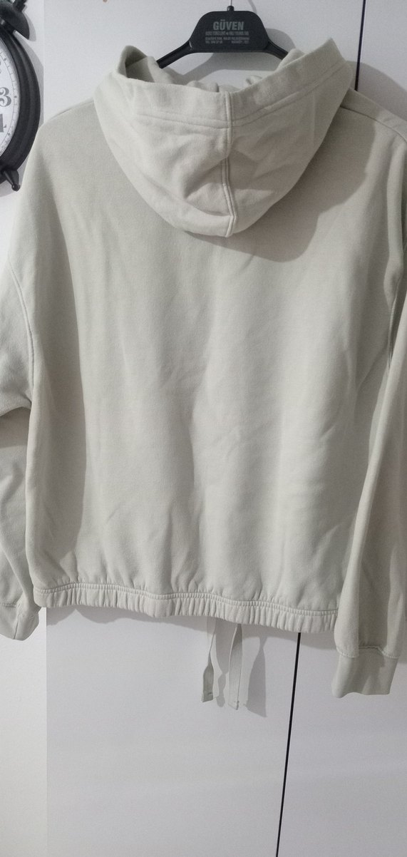 Su yeşili H&M Kadın Salaş Sweatshirt - Görsel 2
