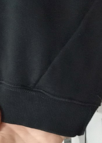 Erkek çocuk Siyah Oversize Sweatshirt - Görsel 3