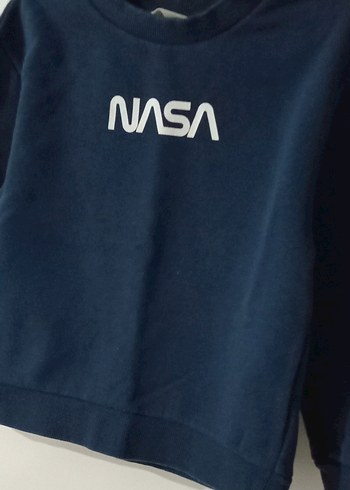 Erkek Çocuk Lacivert NASA Sweatshirt - Görsel 4