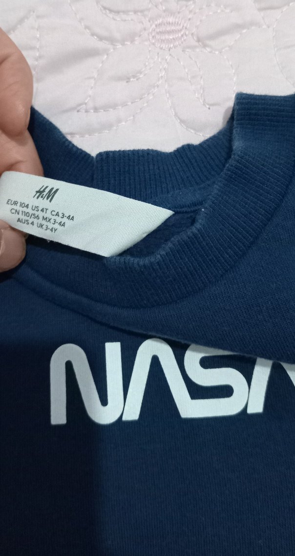 Erkek Çocuk Lacivert NASA Sweatshirt - Görsel 2