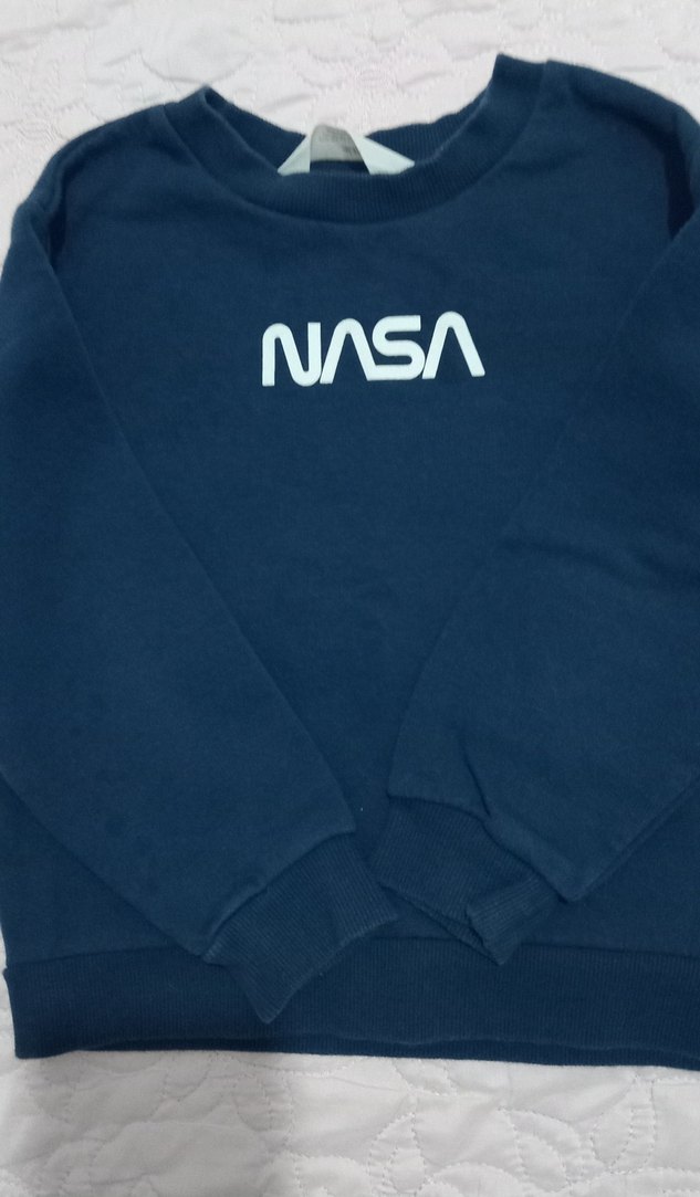 Erkek Çocuk Lacivert NASA Sweatshirt - Görsel 3