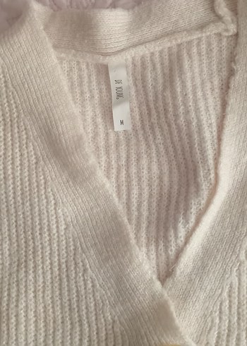 Rahat Kesim Renkli Kollu Kadın Hırka - Görsel 8