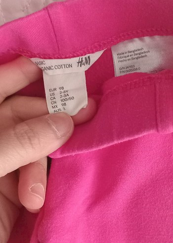 Kız Çocuk Pembe Fermuarlı Tayt - Görsel 2