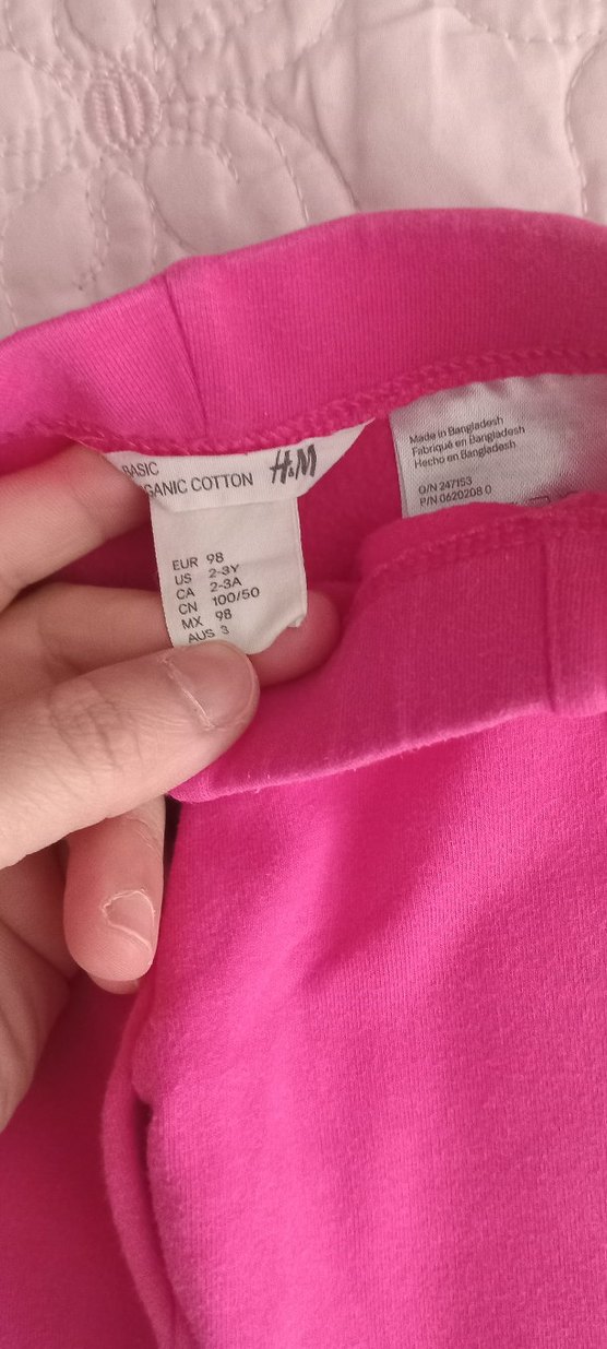 Kız Çocuk Pembe Fermuarlı Tayt - Görsel 2