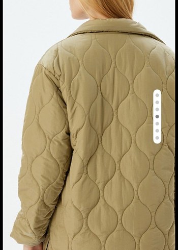 Yeşil, Düğmeli Midi Kadın Mont - Görsel 4