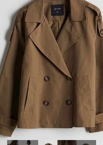 Kadın Midi Trençkot Çift Düğmeli - Görsel 8
