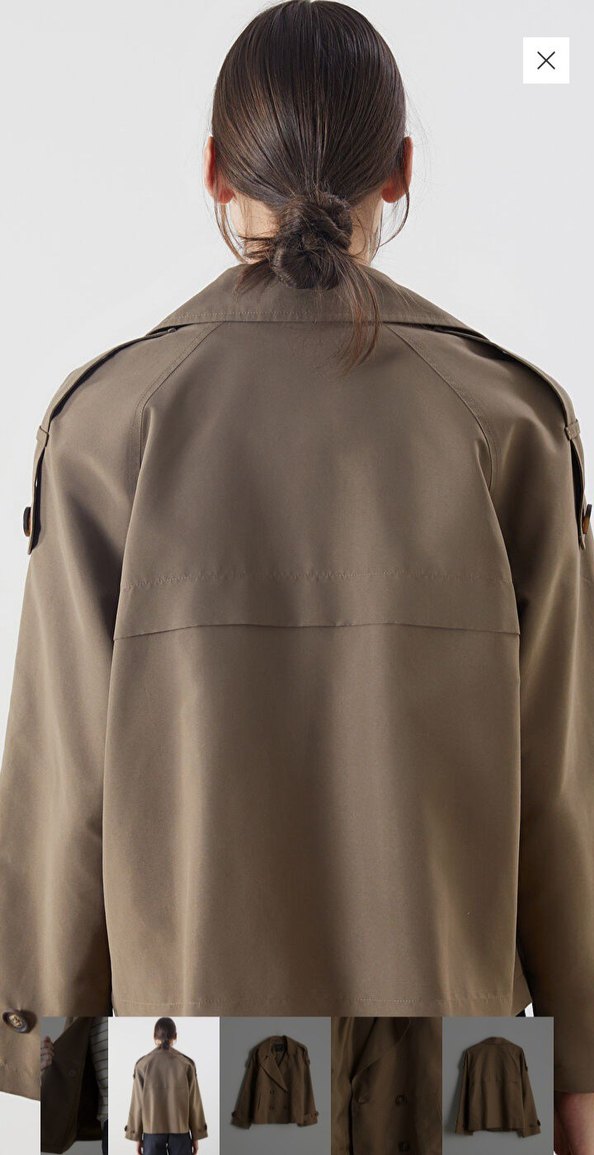 Kadın Midi Trençkot Çift Düğmeli - Görsel 4