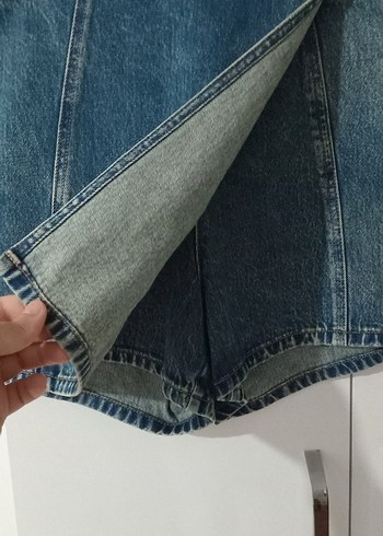 Stradivarius Kadın Kot Şort Mini