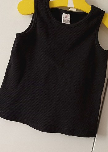 LC Waikiki Kız Çocuk Siyah Kolsuz Basic Atlet