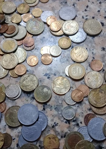 Eski Metal Madeni Paralar Koleksiyonu - Görsel 5