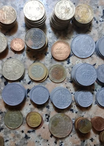 Eski Metal Madeni Paralar Koleksiyonu - Görsel 19