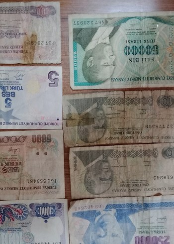 KOLEKSİYON KAĞIT PARA YERLİ YABANCI A SERİSİ - Görsel 12
