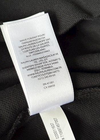 l Beden siyah Renk POLO RALPH LAUREN Polo Yaka T-shirt L