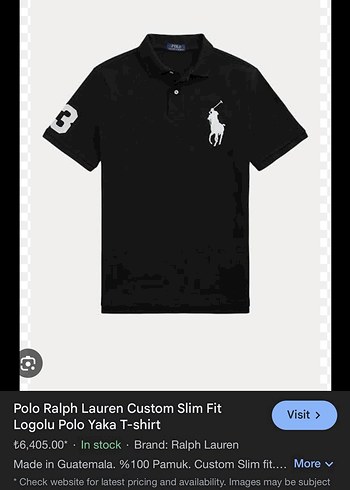 Polo Ralph Lauren POLO RALPH LAUREN Polo Yaka T-shirt L