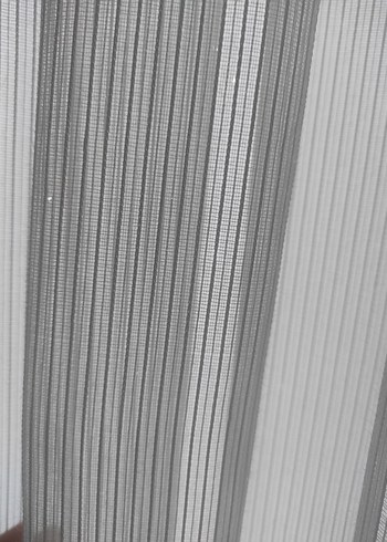 Birillante beyaz Şerit Desen Parıltılı tül - Görsel 5