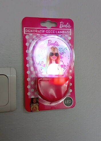 barbie gece lambası