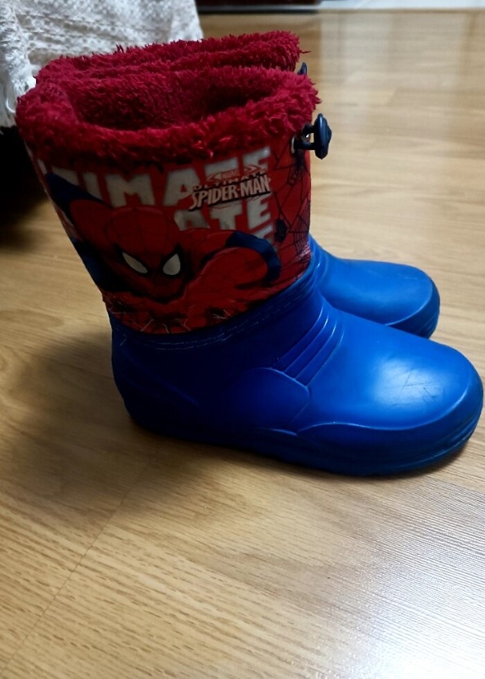 Spiderman desenli çocuk çizme - Görsel 2