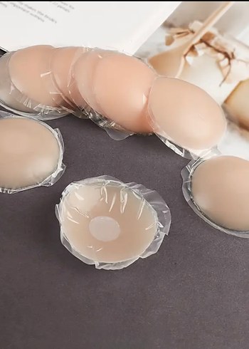 Bej Silikon Sütyen Push-Up Pedleri kutulu 2 adet