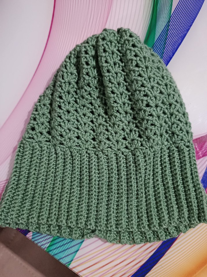 Kırmızı Örgü Kadın Bere - Görsel 5